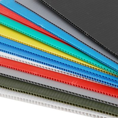 Plastikowa tektura falista PP Hollow Board Polipropylen Hollow Sheet 2mm-12mm Grubość