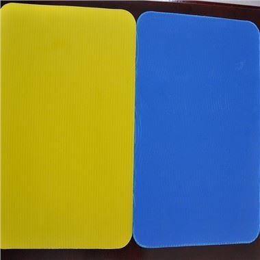 PP Hollow Board Żółty Coroplast Plastikowy kartonowy podwójny profil ścienny
