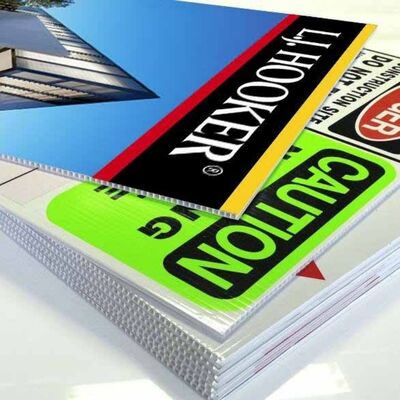 PP Corrugated Plastic Sign Durable Waterproof Lightweight Correx Board Custom Printing Display Signage for Indoor Outdoor Advertising Yard Real Estate Event Promotion Retail Use