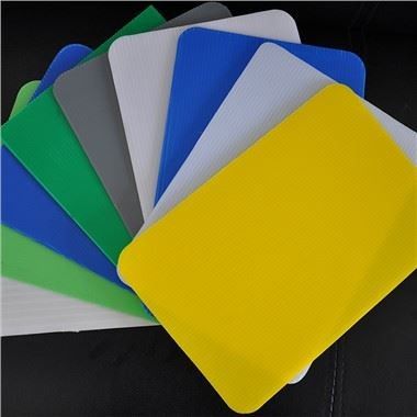 PP Hollow Board Żółty Coroplast Plastikowy kartonowy podwójny profil ścienny
