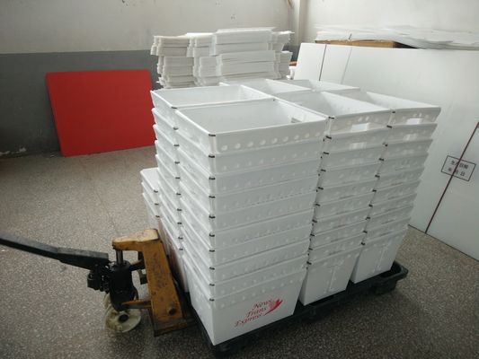 Skrzynki pocztowe nadające się do recyklingu Plastikowe skrzynki z tektury falistej Usps Wysyłka plastikowych skrzynek