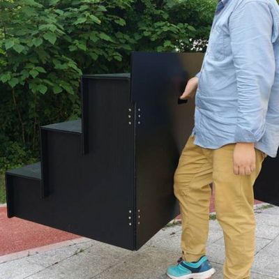 Polipropylenowy stojak na kwiaty Corflute 3-stopniowy stojak na kwiaty