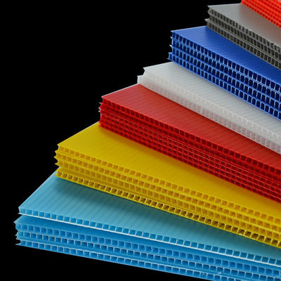 6mm 8mm White Coroplast Sheet Corona Treatment Tektura falista PP