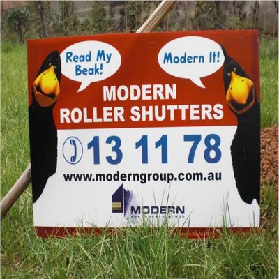 3mm Corflute Blank White Yard Signs 18x24 Z H Stakes