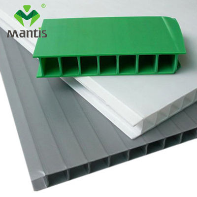 Czerwony 1,6 mm PP Hollow Sheet Corflute Coroplast Karbowany arkusz polipropylenowy