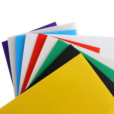 Antystatyczny arkusz PP Twinwall Żółty odkryty PP Hollow Board Wodoodporny