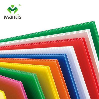 Żółta biała płyta Coroplast 5mm Coroplast 4 x 8 arkuszy nadająca się do recyklingu