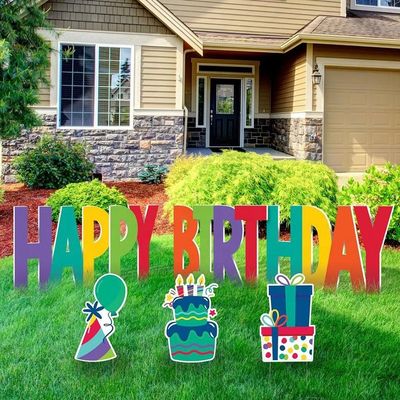 Corflute Yard Card 4mm plastikowe tabliczki urodzinowe z tektury falistej