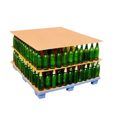 Glass Container Divider Pad is made of eco-friendly PP hollow sheet, food-grade, non-toxic and odorless. Rounded edges protect packaging; strong load capacity, stackable, reusable, lightweight.